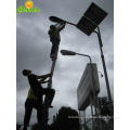 galvanized lighting pole anti-theft LED solar street light